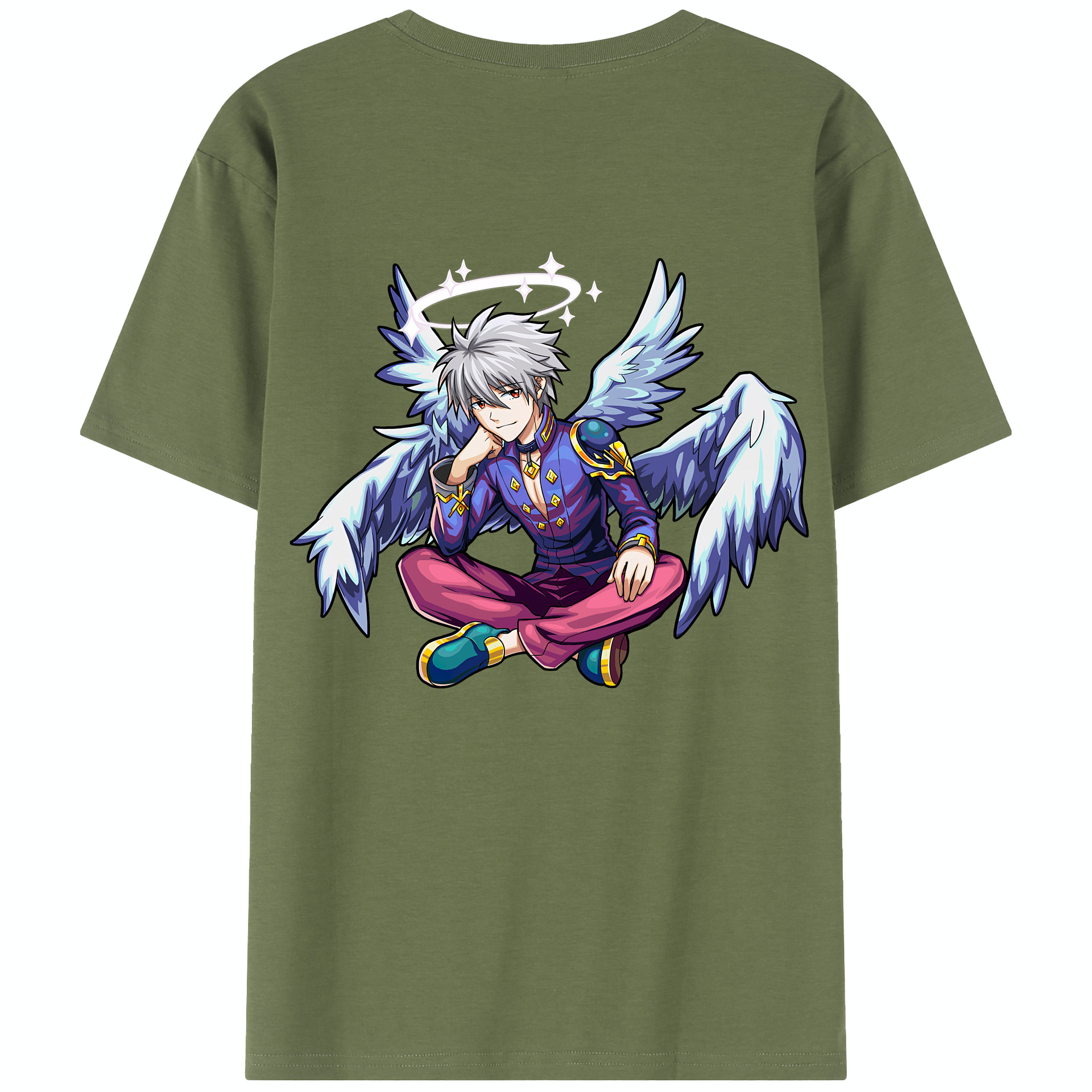 （画像用） EVA 新世紀エヴァンゲリオン 綿100％半袖Tシャツ（背面プリント）